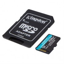 Memoria Kingston Micro SDXC Canvas Go Plus 256GB UHS-I U3 V30 A2 Clase 10 C/Adaptador [ SDCG3256GB ]