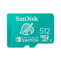 MEMORIA SANDISK MICRO SDXC 512GB NINTENDO SWITCH 100MB/S 4K U3 V30 [ SDSQXAO-512G-GNCZN ][ RAM-3907 ]