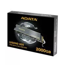 UNIDAD DE ESTADO SOLIDO SSD INTERNO 2TB ADATA LEGEND 800 M.2 2280 NVME PCIE GEN 4X4 LECT. 3500 ESCRI [ ALEG-800-2000GCS ][ HD-2846 ]