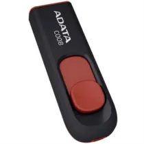 Memoria USB Adata C008 32 GB Color Negro-Rojo [ AC008-32G-RKD ]