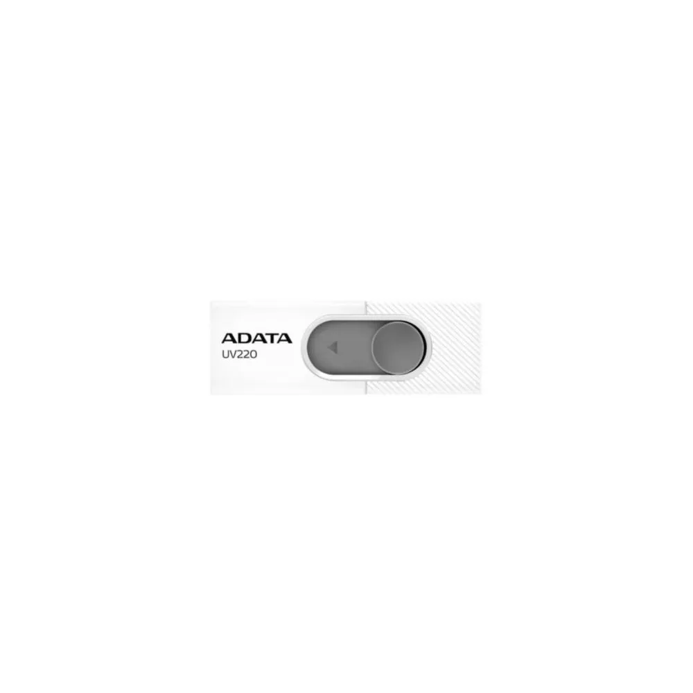 Memoria USB Adata UV220 32 GB 2.0 Color Blanco-Gris [ AUV220-32G-RWHGY ]