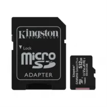 Tarjeta MicroSD Kingston Canvas Select Plus 512 GB 100R A1 C10 Card C/Adaptador [ SDCS2512GB ]