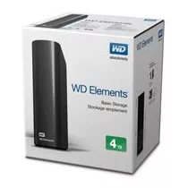 DISCO DURO EXTERNO WD ELEMENTS 4TB 3.5 ESCRITORIO USB3.0 NEGRO WINDOWS [ WDBWLG0040HBK-NESN ][ HD-859 ]