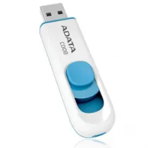 Memoria USB Adata C008 16 GB Color Blanco-Azul [ AC008-16G-RWE ]