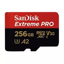 MEMORIA SANDISK MICRO SDXC 256GB EXTREME PRO 200MB/S 4K CLASE 10 A2 V30 C/ADAPTADOR [ SDSQXCD-256G-GN6MA ][ RAM-3989 ]