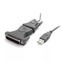 CABLE ADAPTADOR DE 91CM USB-A A 1 PUERTO SERIE RS232 - ADAPTADOR SERIAL - 1X DB9 DB25 - 1X USB A - S [ ICUSB232DB25 ][ CB-1955 ]