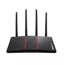 ROUTER ASUS AX1800/574-1201MBPS/2.4 Y 5GHZ/4X LAN GBE/MU-MIMO/4X ANTENAS EXT/CONTROL PARENTAL/VPN/AI [ RT-AX55 ][ NIC-3656 ]