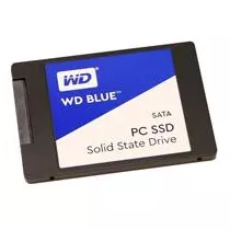 UNIDAD DE ESTADO SOLIDO SSD INTERNO WD BLUE 250GB 2.5 SATA3 6GB/S LECT.560MBS ESCRIT.525MBS 7MM LAPT [ WDS250G3B0A ][ HD-2697 ]