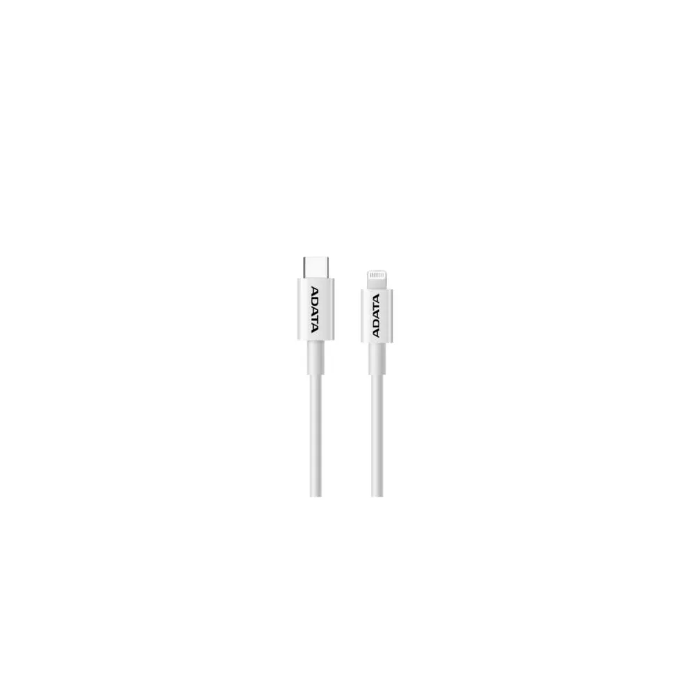 Cable Adata Plástico Lightning-USB Tipo C 1m Color Blanco [ AMFICPL-1M-CWH ]