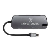 Hub Perfect Choice USB Tipo C [ PC-101246 ]