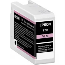 Tinta Epson UltraChrome PRO10 T770 25ml Color Magenta Claro [ T770620 ]