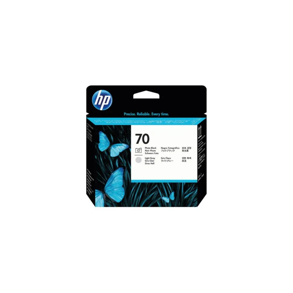 Cabezal HP LF de Impresión 70 LT Photo Color Negro-Gris [ C9407A ]