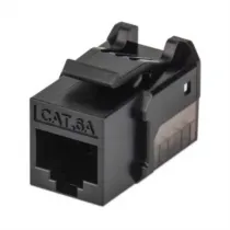 Jack Intellinet Keystone Cat6a de Impacto UTP Color Negro [ 772327 ]