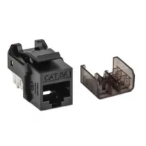 Jack Intellinet Keystone Cat6a de Impacto UTP Color Negro [ 772327 ]