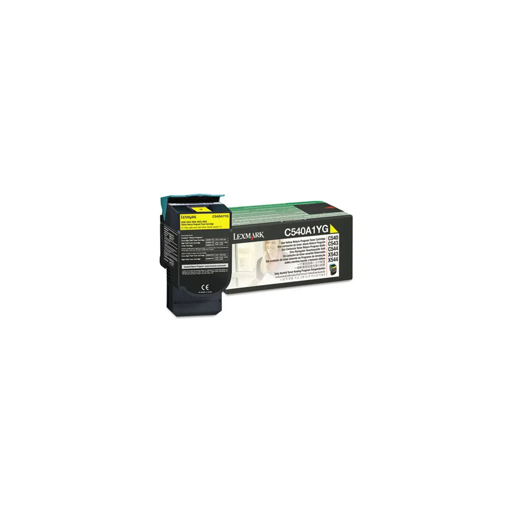 TONER LEXMARK AMARILLO RETURN C540/43/44 X543/544 [ C540A1YG ]