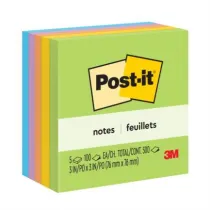 Notas 3M Post-It Ultra 7.6X7.6 C/5 Blocks 100Hjs C/U [ 654-5UC ]