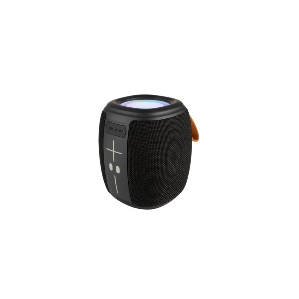 Bocina Perfect Choice Novel Drum Inalámbrica Bluetooth TWS RGB Color Negro [ PC-113119 ]