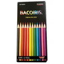 Colores Baco Bacoiris Largos Caja C/12 Pzas [ LP001 ]