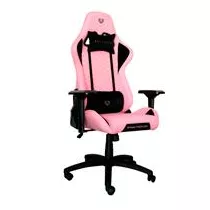 SILLA GAMER BALAM RUSH THUNDER RUSH V2 PINK EDITION / TELA AUTOMOTRIZ  / PISTON CLASE 4 / MAX150 KG  [ BR-932851 ][ AC-9819 ]