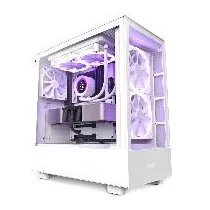 GABINETE NZXT H5 ELITE/ BLANCO/CON VENTANA/MIDI-TOWER/MICRO-ATX/RGB/GAMER [ CC-H51EW-01 ][ CS-809 ]