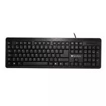 TECLADO TECHZONE TZ16TEC01-ALA ALAMBRICO STANDARD USB ERGONOMICO NEGRO [ TZ16TEC01-ALATZ16TEC01-ALA ][ KB-633 ]