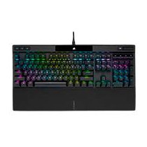 TECLADO CORSAIR K70 RGB PRO/ÓPTICO-MECÁNICO/LED RGB RETROILUMINADO/CORSAIR OPX/NEGRO/TECLAS PBT NE [ CH-910941A-NA ][ KB-993 ]