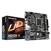 MB GIGABYTE H610M H S-1700 / 2X DDR5 5600 / VGA / HDMI / PCIE 4.0 / USB 3.2 / MICRO ATX / GAMA BAJA [ H610M-H ][ MB-1333 ]