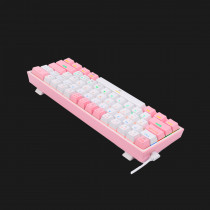 Teclado mecánico 60% Fizz Rainbow K617 - Pink/White [ 8800-0176 ]