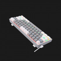 Teclado mecánico 60% Fizz Rainbow K617 - Gray/White [ 8800-0182 ]