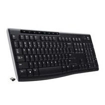 TECLADO LOGITECH K270 NEGRO MULTIMEDIA MINI RECEPTOR USB PC [ 920-004426 ][ KB-455 ]