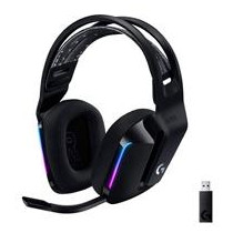 AUDIFONOS GAMING TIPO DIADEMA LOGITECH G733 LIGHTSPEED BLACK INALAMBRICO USB 1MS RECARGABLE 29HRS DE [ 981-000863 ][ SPK-2065 ]