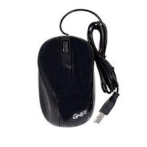 MOUSE ALAMBRICO GHIA COLOR NEGRO 1200 DPI [ GMA50N ][ MS-1340 ]