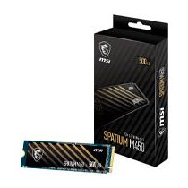 UNIDAD DE ESTADO SOLIDO SSD INTERNO MSI SPATIUM M450 500 GB M.2 2280 PCIE GEN4X4, NVME 1.4 LEC 3600  [ SPATIUM-M450-PCIE-40-NVME-M2-500GB ][ HD-3102 ]