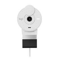 WEBCAM LOGITECH BRIO 300 COLOR OFF WHITE FHD 1080 A 30 FPS AUTO ENFOQUE, MICROFONO USB-C 3.1 WIN/MAC [ 960-001440 ][ CV-1613 ]