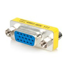 CAMBIADOR DELGADO DE GENERO VGA HD15 HEMBRA A HEMBRA - ACOPLADOR - STARTECH.COM MOD. GC15HSF [ GC15HSF ][ AC-8492 ]