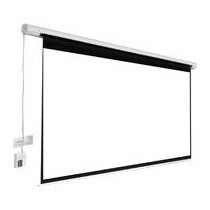 PANTALLA PROYECCION ELECTRICA MULTIMEDIA SCREEN MSE-246, 137 PULGADAS DIAGONAL, MEDIDA 246 CM X 246  [ MSE-246 ][ AC-11807 ]