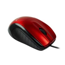 Mouse Easy Line Óptico Alámbrico USB 1200dpi Color Rojo [ EL-993315 ]