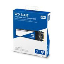 UNIDAD DE ESTADO SOLIDO SSD INTERNO WD BLUE 2TB M.2 2280 SATA3 6GB/S LECT.540MBS ESCRIT.500MBS PC LA [ WDS200T2B0BWDS200T2B0B-00YS70 ][ HD-1632 ]