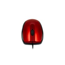 Mouse Easy Line Óptico Alámbrico USB 1200dpi Color Rojo [ EL-993315 ]