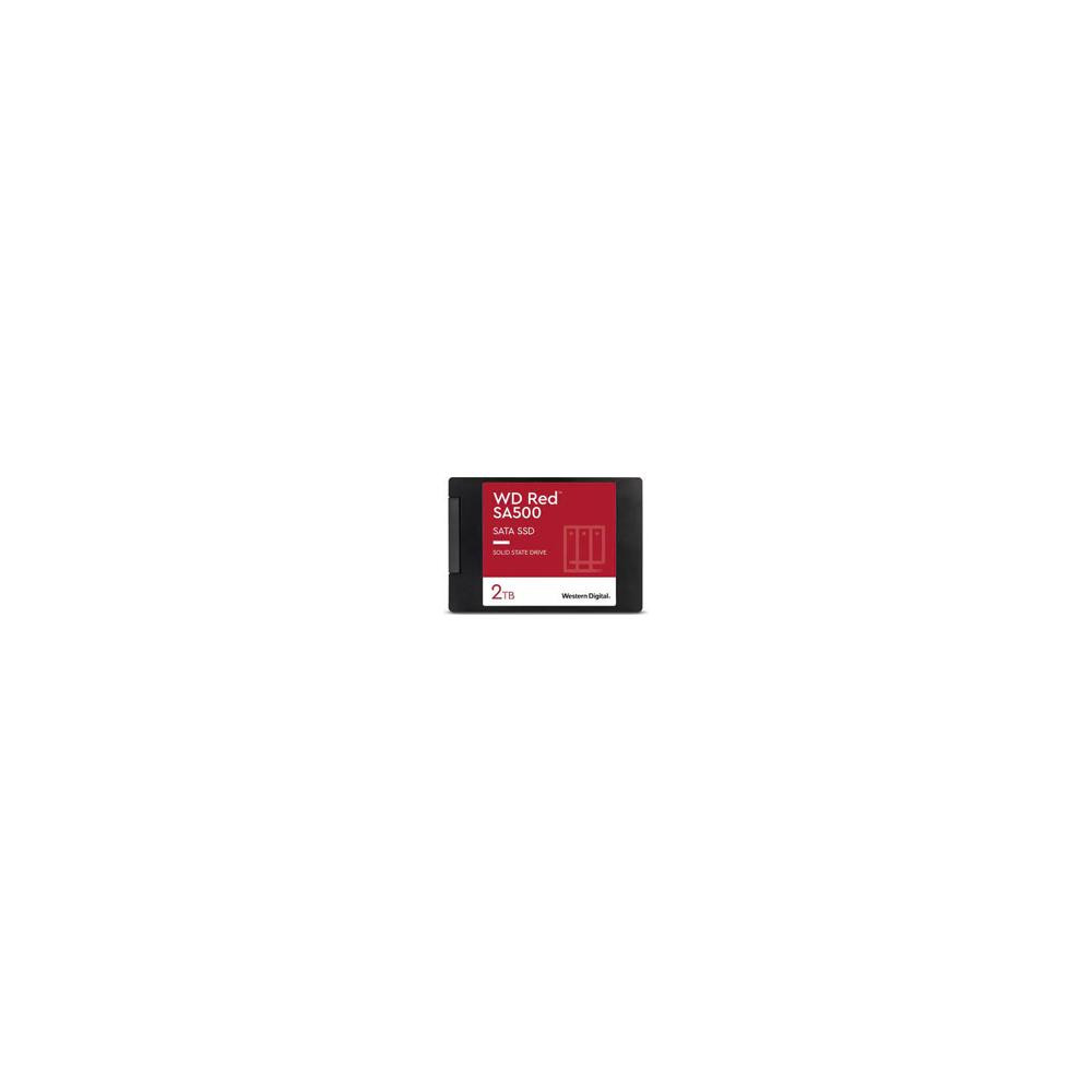 UNIDAD DE ESTADO SOLIDO SSD INTERNO WD RED SA500 2TB 2.5 SATA3 6GB/S LECT.560MBS ESCRIT 520MBS 7MM N [ WDS200T2R0AWDS200T2R0A-68CKB0 ][ HD-3087 ]