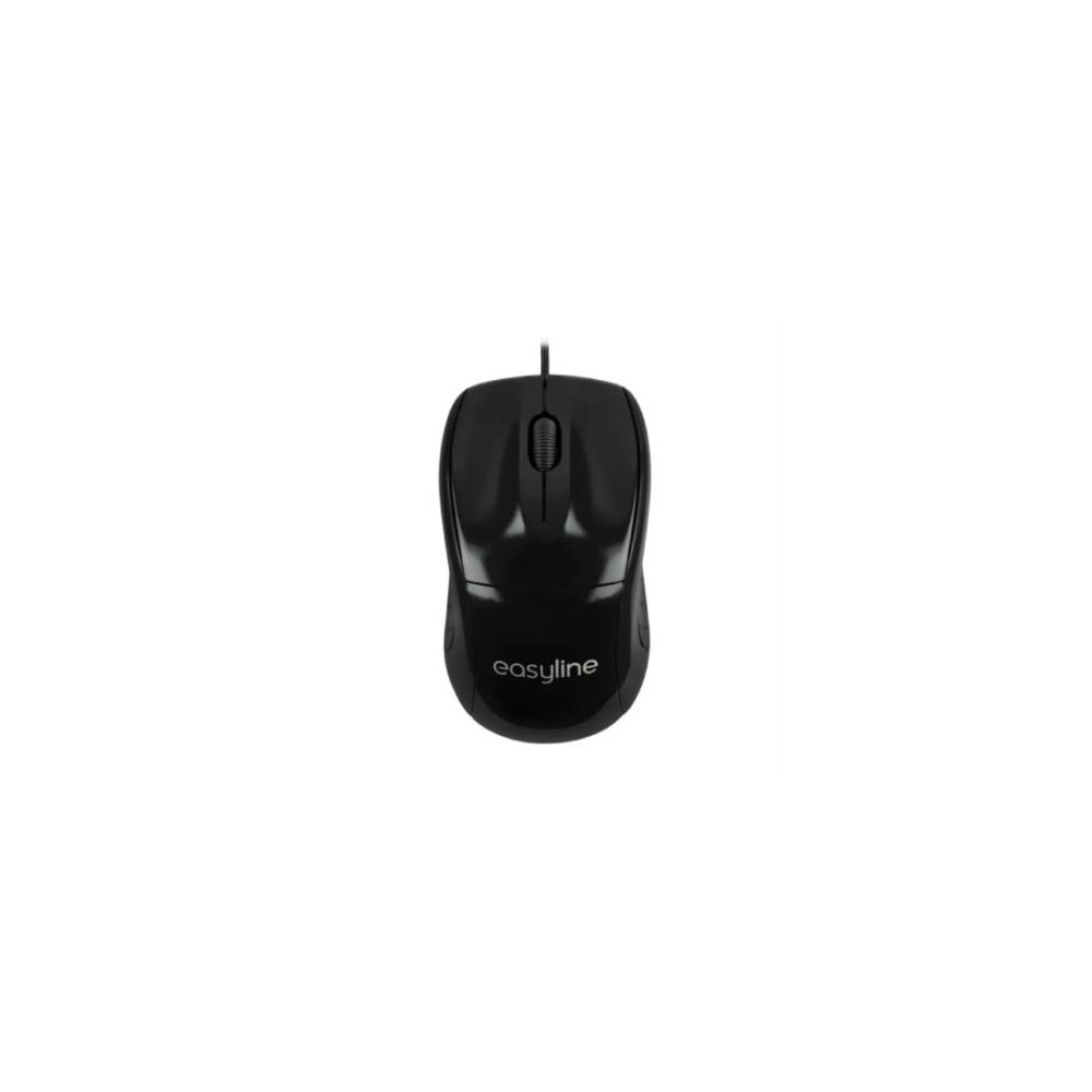 Mouse Easy Line Óptico Alámbrico USB 1200dpi Color Negro [ EL-993339 ]