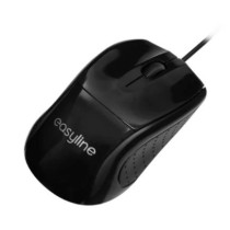 Mouse Easy Line Óptico Alámbrico USB 1200dpi Color Negro [ EL-993339 ]