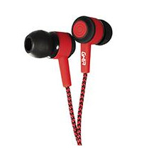 AUDIFONOS ALAMBRICOS GHIA COMET COLOR ROJO 3.5MM 1.2 METROS DE CABLE 3MW DE POTENCIA CON MANOS LIBRE [ GAC-046 ][ SPK-1415 ]