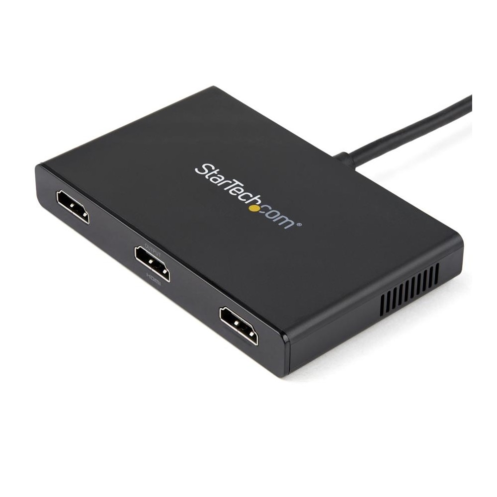 SPLITTER MULTIPLICADOR MST MINI DISPLAYPORT A 3 PUERTOS HDMI - HUB MST - ADAPTADOR MULTIMONITOR - CO [ MSTMDP123HD ][ AC-10065 ]