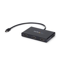 SPLITTER MULTIPLICADOR MST MINI DISPLAYPORT A 3 PUERTOS HDMI - HUB MST - ADAPTADOR MULTIMONITOR - CO [ MSTMDP123HD ][ AC-10065 ]