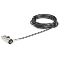 CANDADO DE SEGURIDAD PARA LAPTOP SEGURO COMBINACION DE 4 DIGITOS PARA DISPOSITIVOS CON WEDGE DE 2M - [ LTLOCKNBL ][ AC-10276 ]