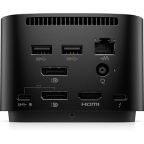 HP TB 280W G4 DOCK W/COMBO CABLE /2 USB-A 3.2 GEN 2 /1 /4.5MM POWER BARREL / 1 USB-C ALT-MODE CABLE/ [ 4J0G4AAABM ][ AC-10736 ]