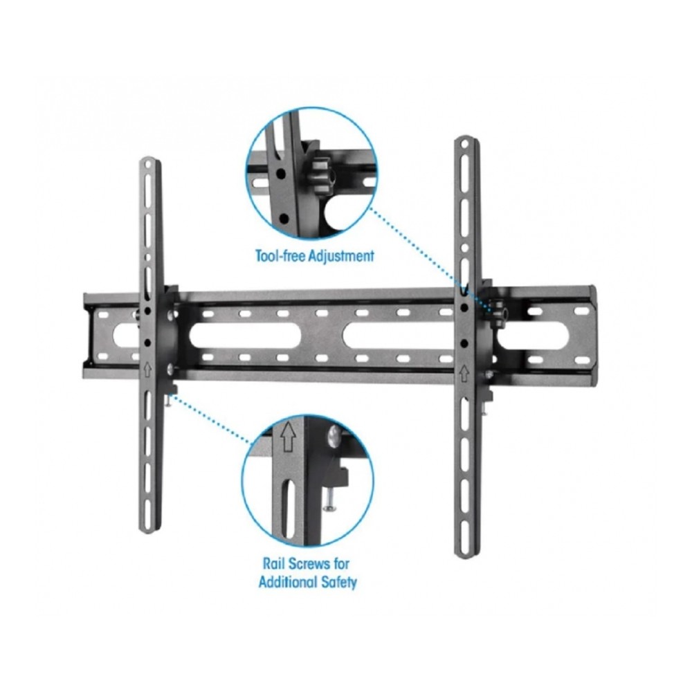 SOPORTE TV,MANHATTAN,462280, P/PARED 45KG, 37 A 70 AJUSTE VERTICAL, ECONOMICO [ 462280 ][ AC-10790 ]