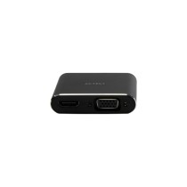 ADAPTADOR ACTECK SHIFT PLUS AV420 / USB C - HDMI + VGA / 4K / 10 CM / NEGRO / AC-934657 [ AC-934657 ][ AC-10874 ]