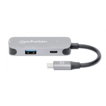 DOCKING USB,MANHATTAN,130707,-C  3 PTOS, HDMI/USB-A/USB-C PD [ 130707 ][ AC-10875 ]